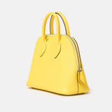Hermès Mini Bolide 1923 Jaune Citron Chervre Mysore PHW