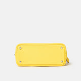 Hermès Mini Bolide 1923 Jaune Citron Chervre Mysore PHW