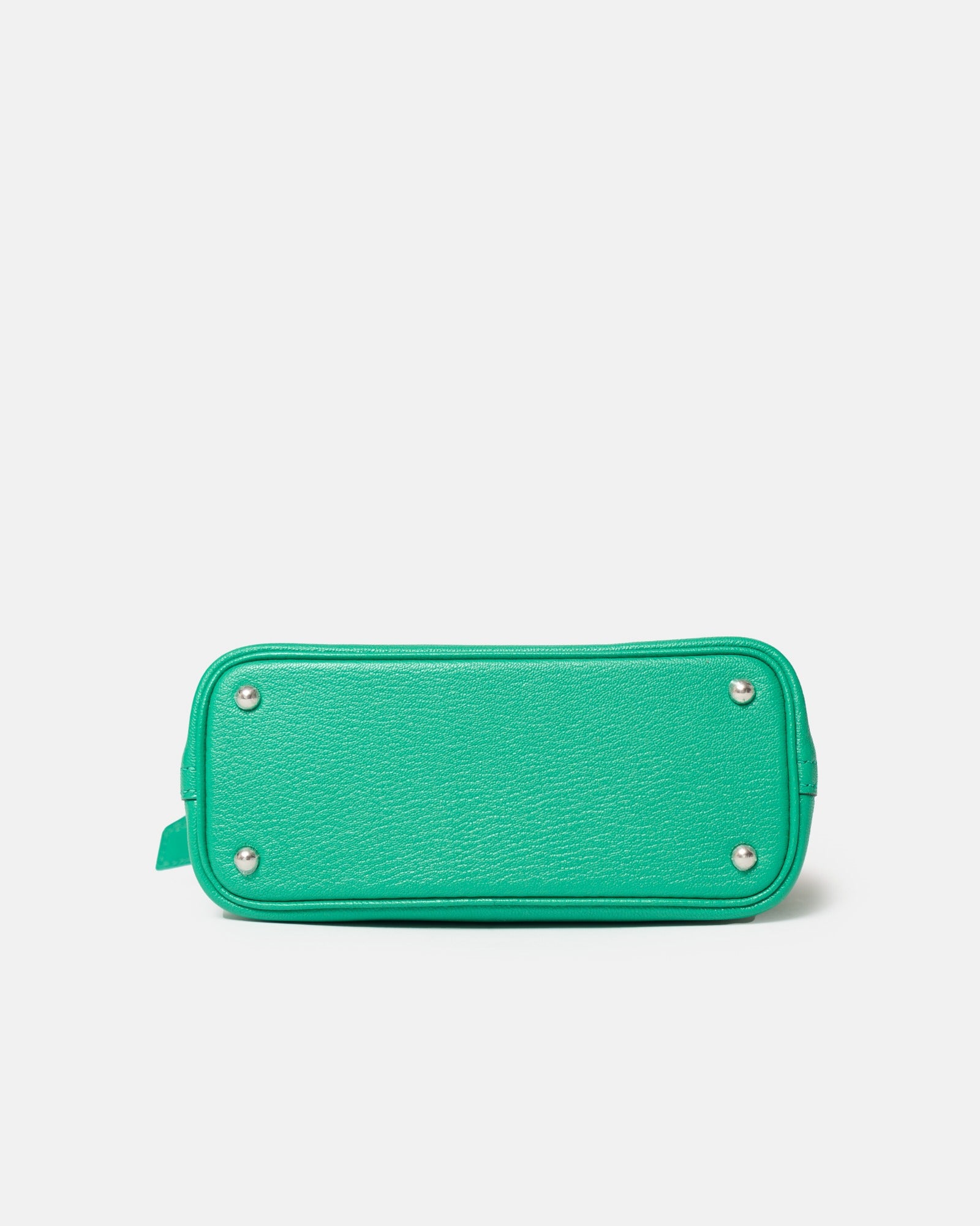 Hermès Mini Bolide 1923 Vert Vertigo Chevre Mysore PHW