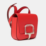 Hermès Mini Della Cavalleria Rouge de Coeur Epsom PHW