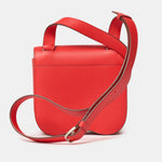 Hermès Mini Della Cavalleria Rouge de Coeur Epsom PHW