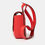Hermès Mini Della Cavalleria Rouge de Coeur Epsom PHW