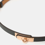 Hermès Kelly Belt 18 Black Epsom RGHW