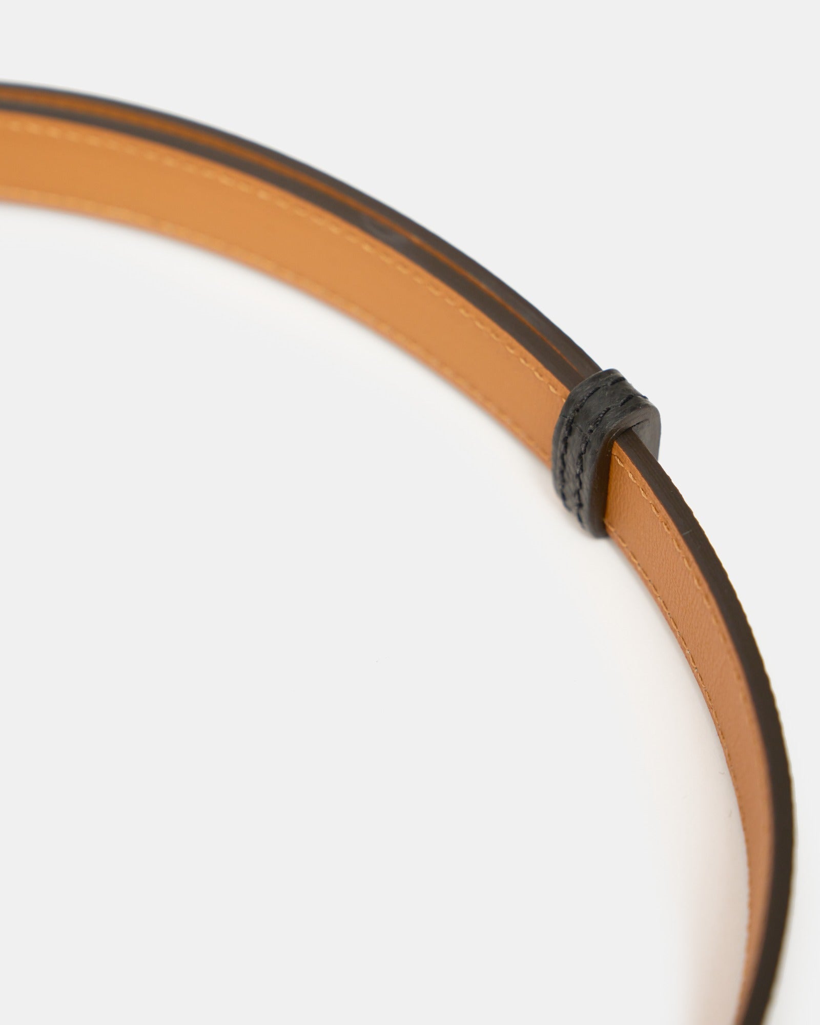 Hermès Kelly Belt 18 Black Epsom RGHW