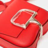 Hermès Mini Della Cavalleria Rouge de Coeur Epsom PHW