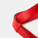 Hermès Mini Della Cavalleria Rouge de Coeur Epsom PHW
