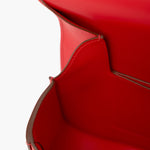 Hermès Mini Della Cavalleria Rouge de Coeur Epsom PHW