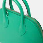 Hermès Mini Bolide 1923 Vert Vertigo Chevre Mysore PHW