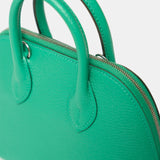 Hermès Mini Bolide 1923 Vert Vertigo Chevre Mysore PHW