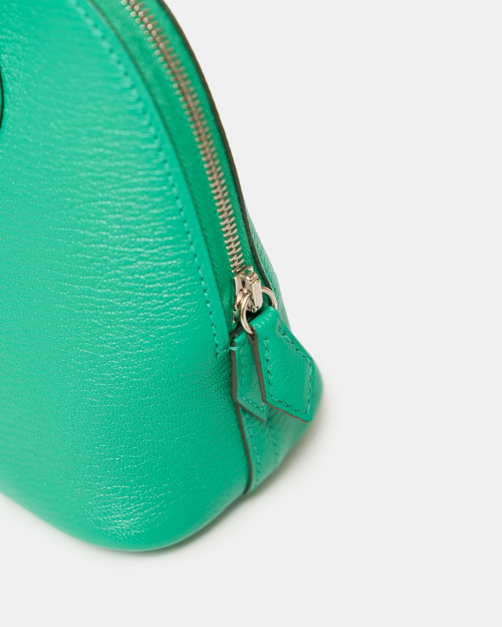 Hermès Mini Bolide 1923 Vert Vertigo Chevre Mysore PHW