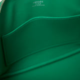 Hermès Mini Bolide 1923 Vert Vertigo Chevre Mysore PHW