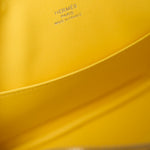 Hermès Mini Bolide 1923 Jaune Citron Chervre Mysore PHW