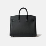 Hermès Birkin Sellier 25 Black Epsom PHW