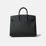 Hermès Birkin Sellier 25 Black Epsom PHW