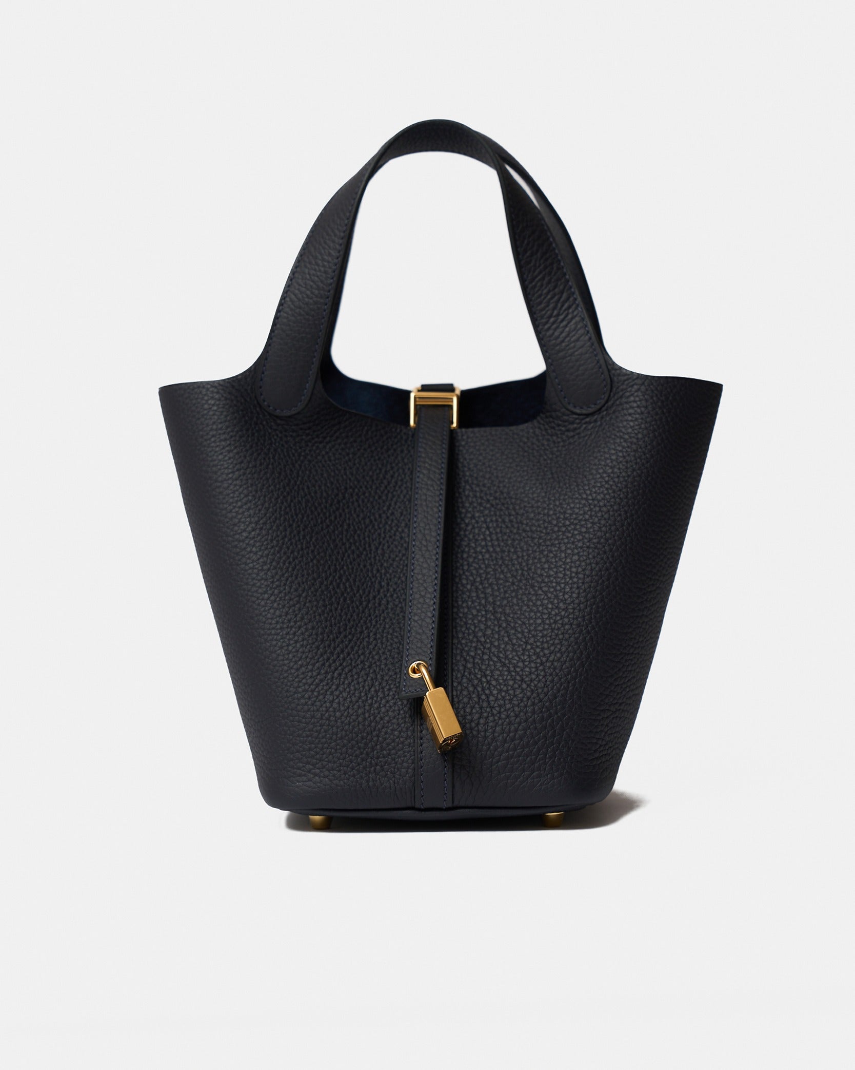 Hermès Picotin 18 Caban Clemence GHW