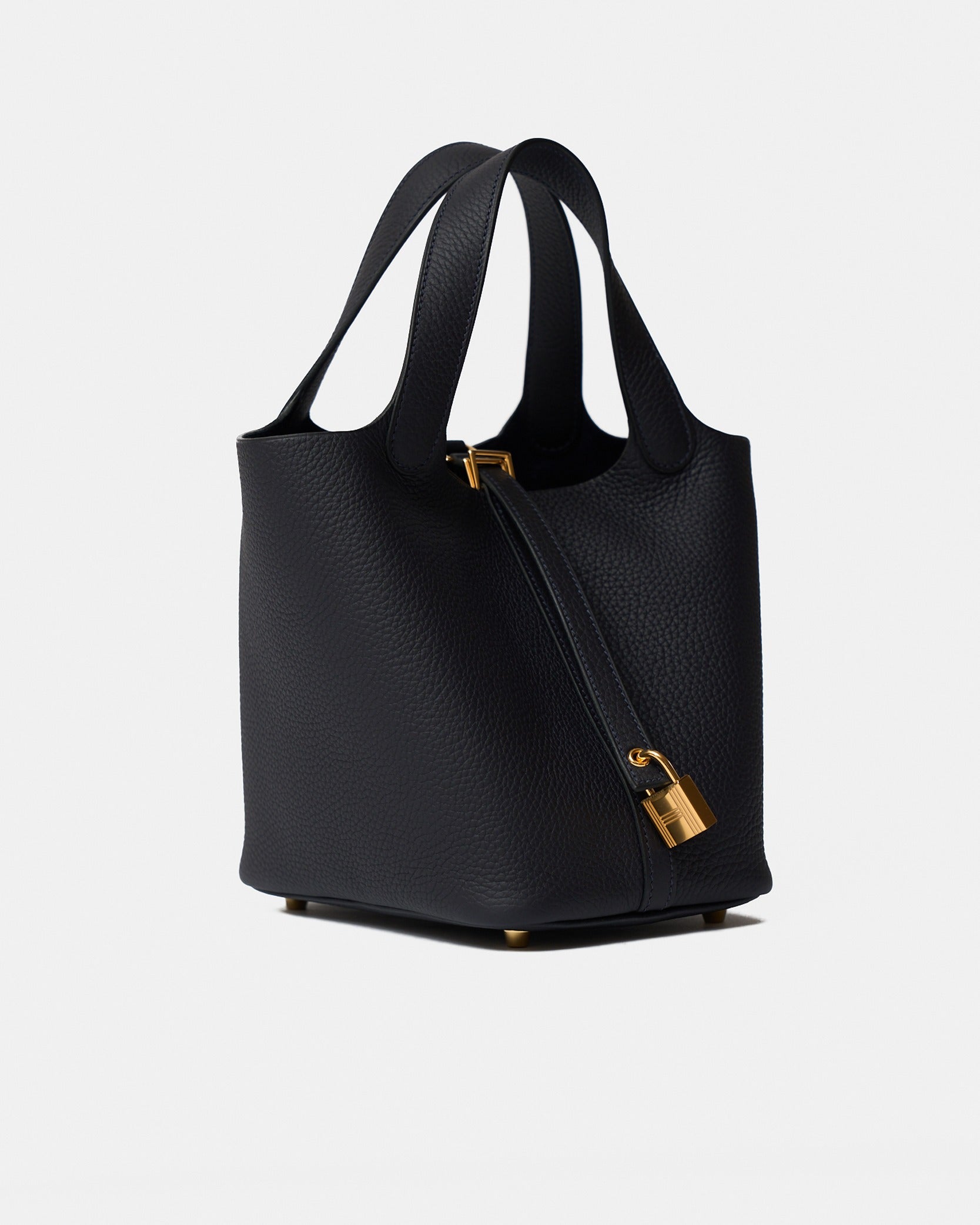 Hermès Picotin 18 Caban Clemence GHW