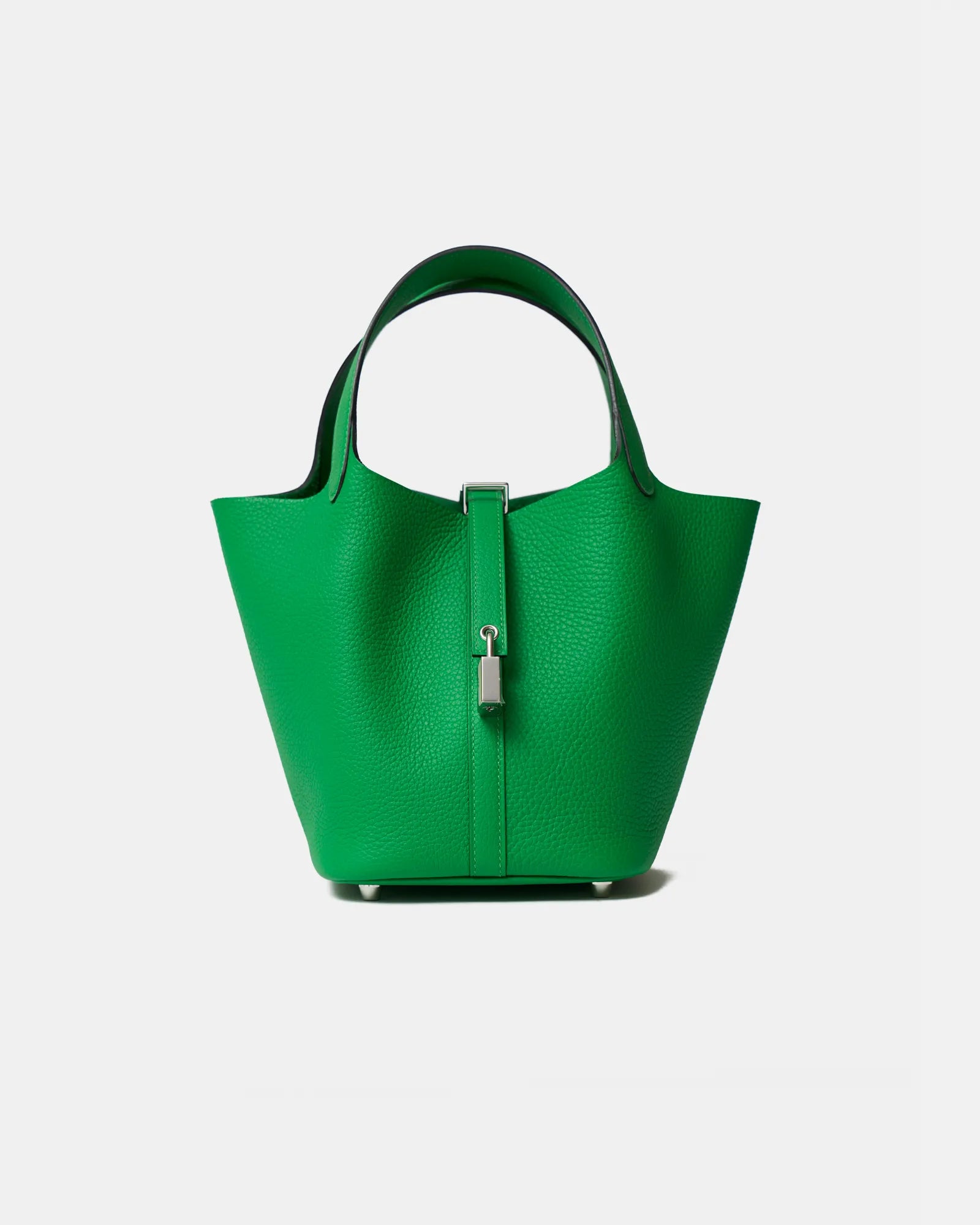 Hermès Picotin 18 Vert Bambou Clemence PHW
