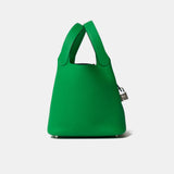 Hermès Picotin 18 Vert Bambou Clemence PHW