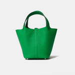 Hermès Picotin 18 Vert Bambou Clemence PHW