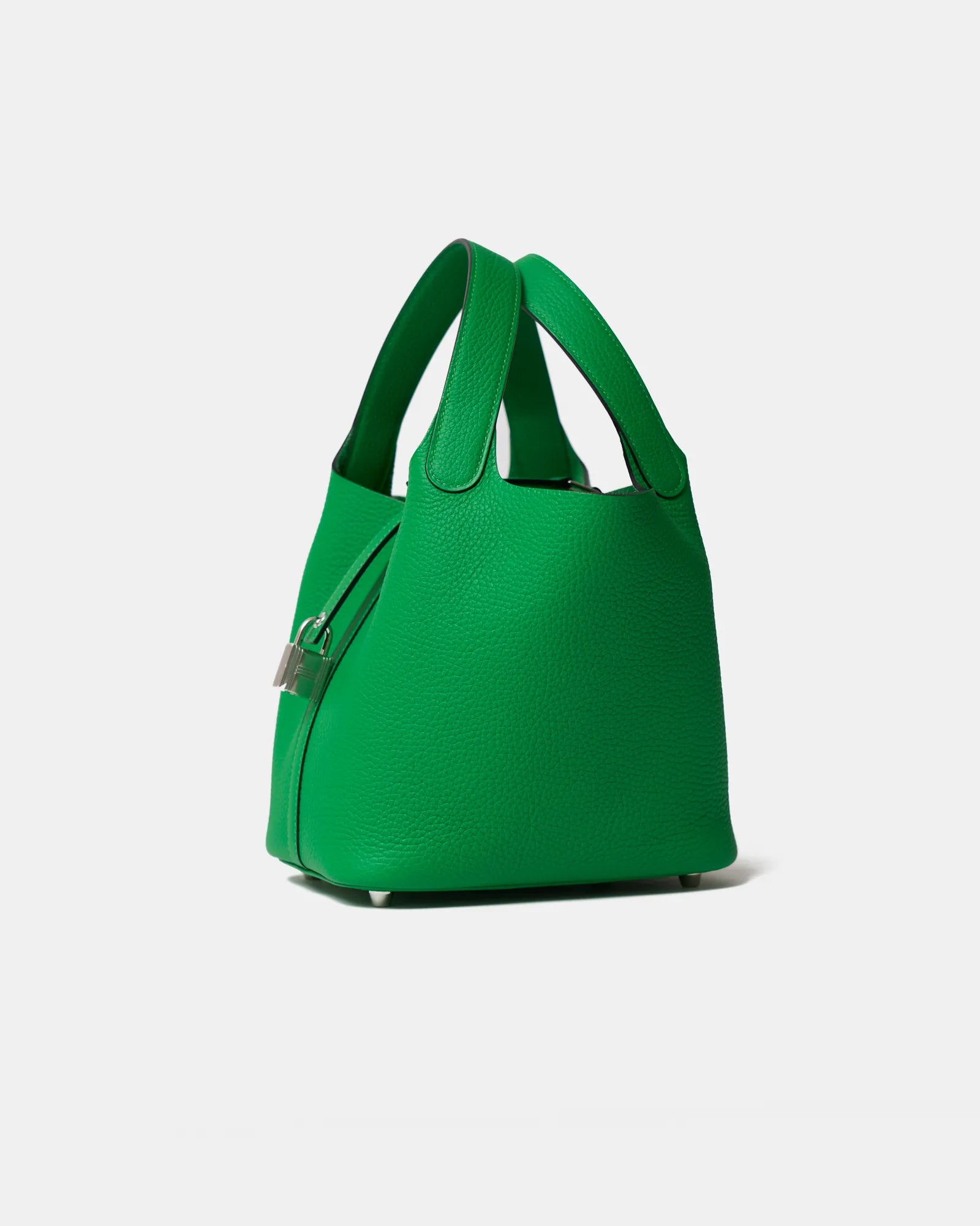 Hermès Picotin 18 Vert Bambou Clemence PHW