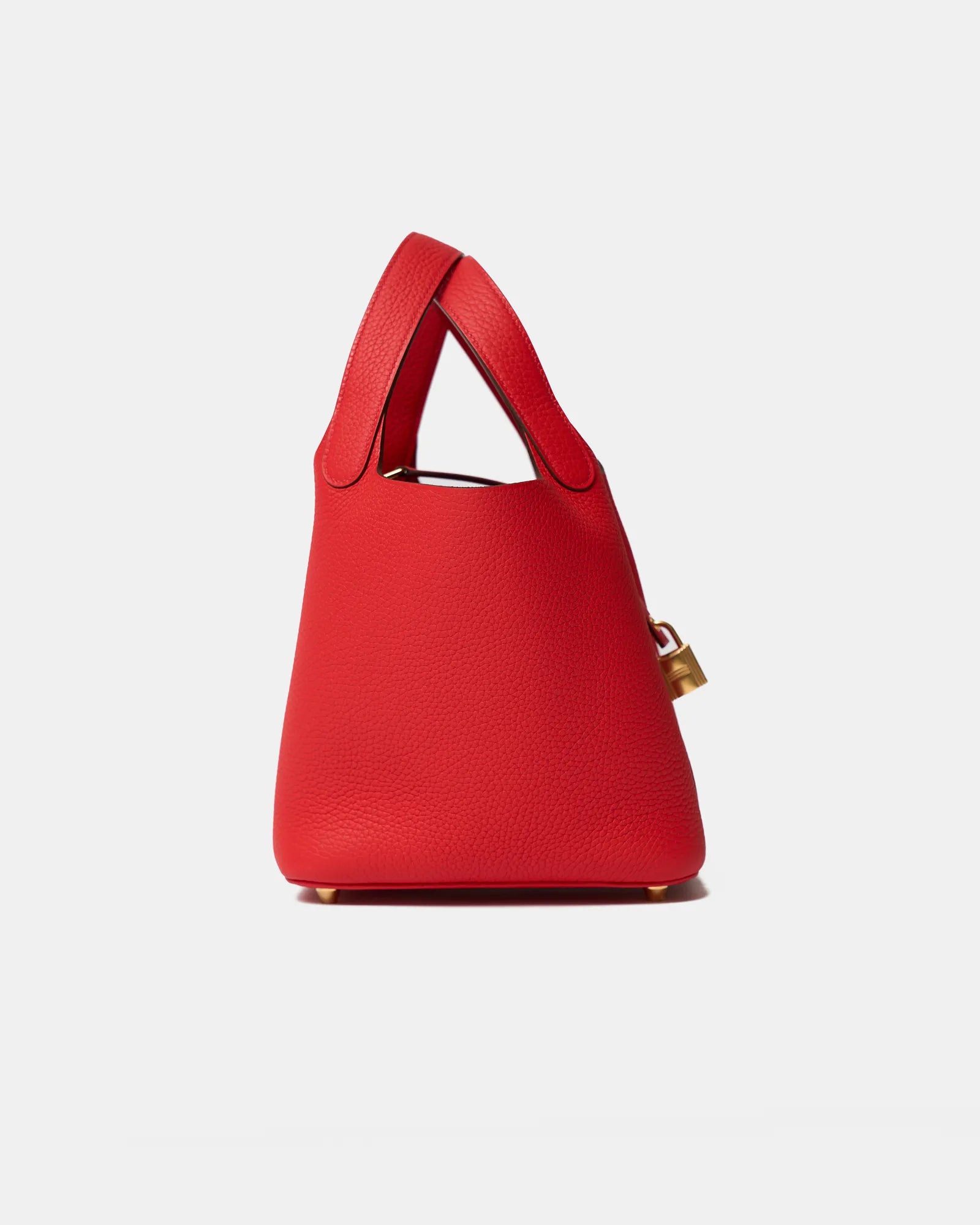 Hermès Picotin 18 Rouge de Coeur Clemence Ghw