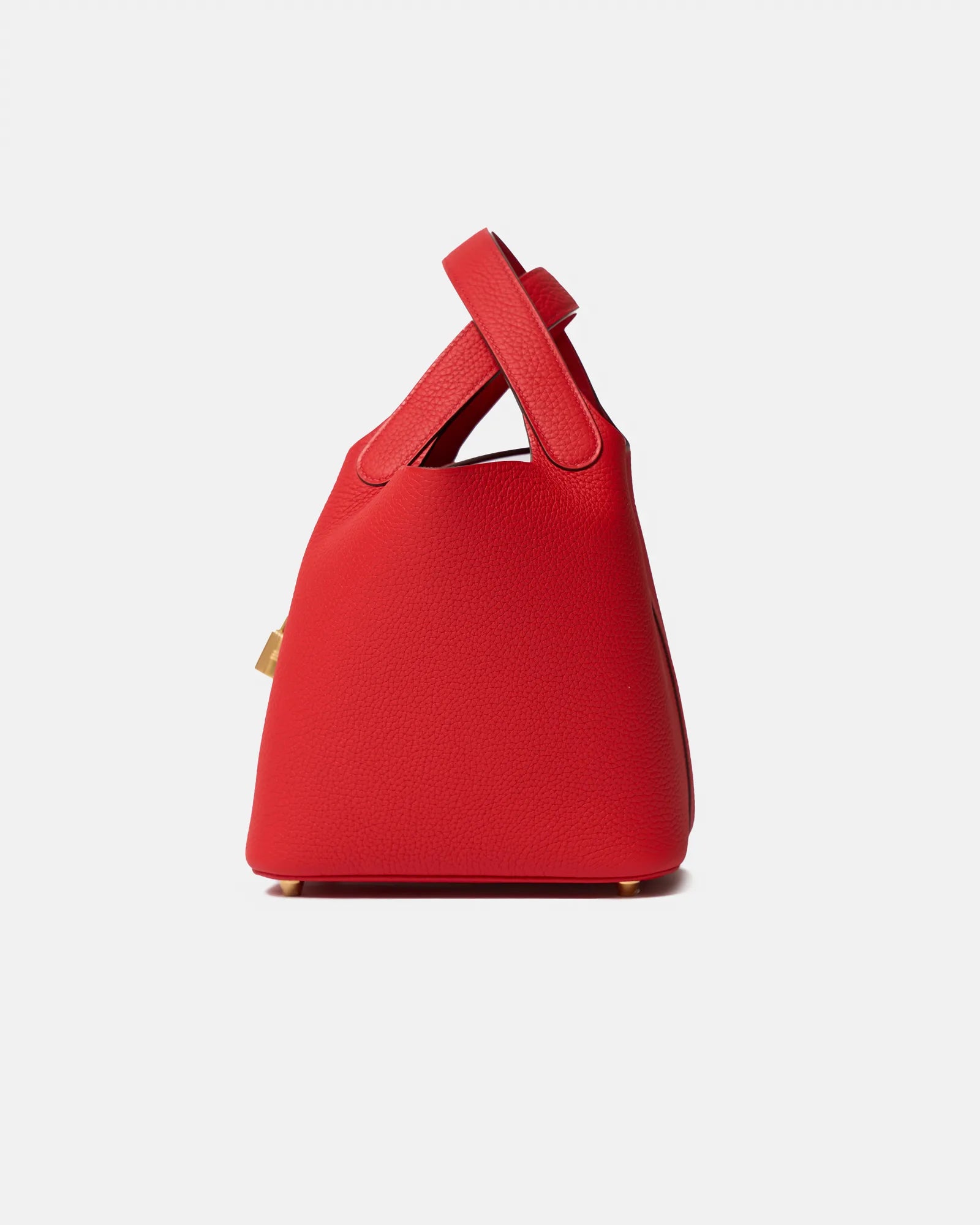Hermès Picotin 18 Rouge de Coeur Clemence Ghw
