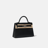 Hermès Mini Kelly 20 Black Epsom PHW