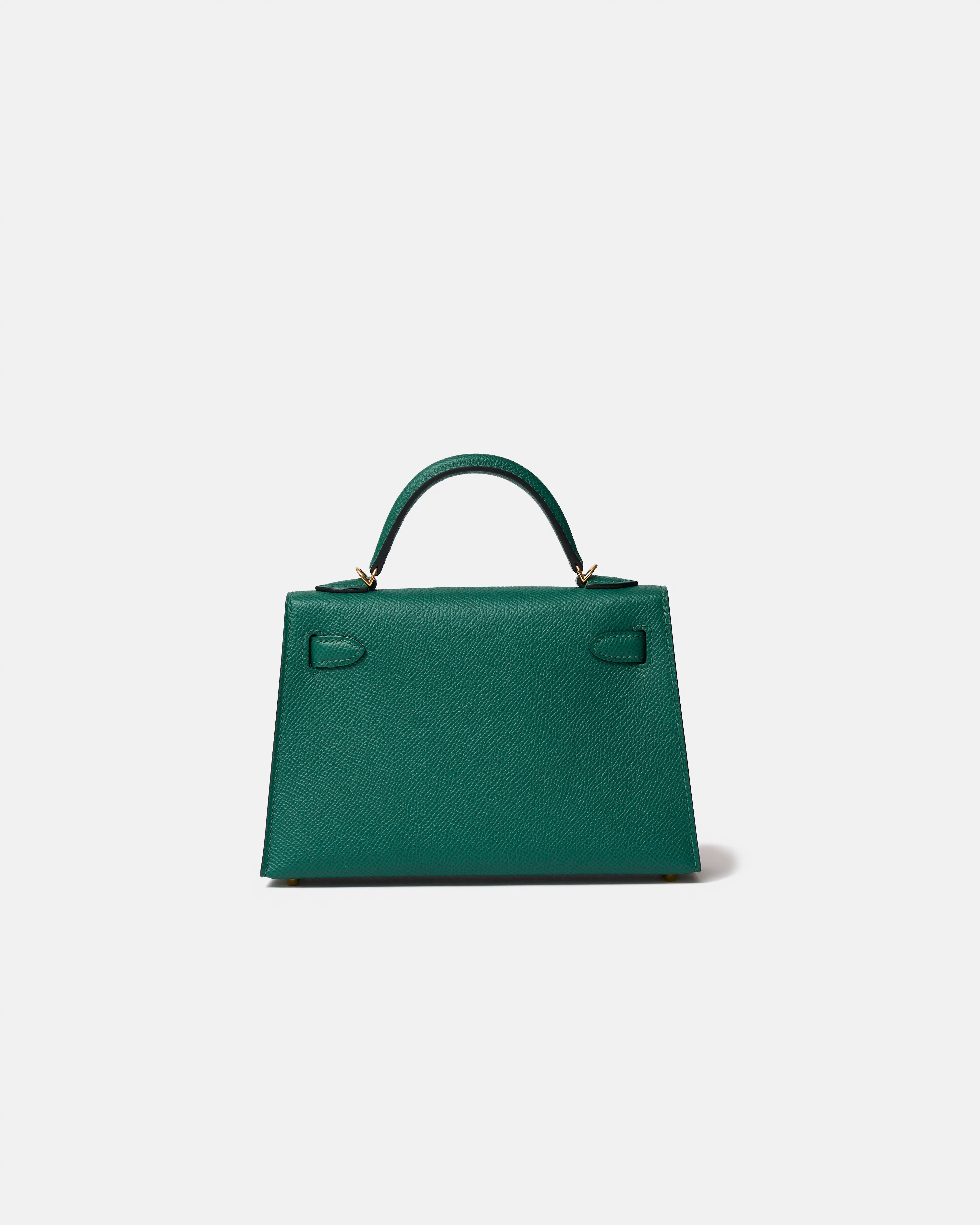 Hermès Mini Kelly 20 Malachite Epsom GHW