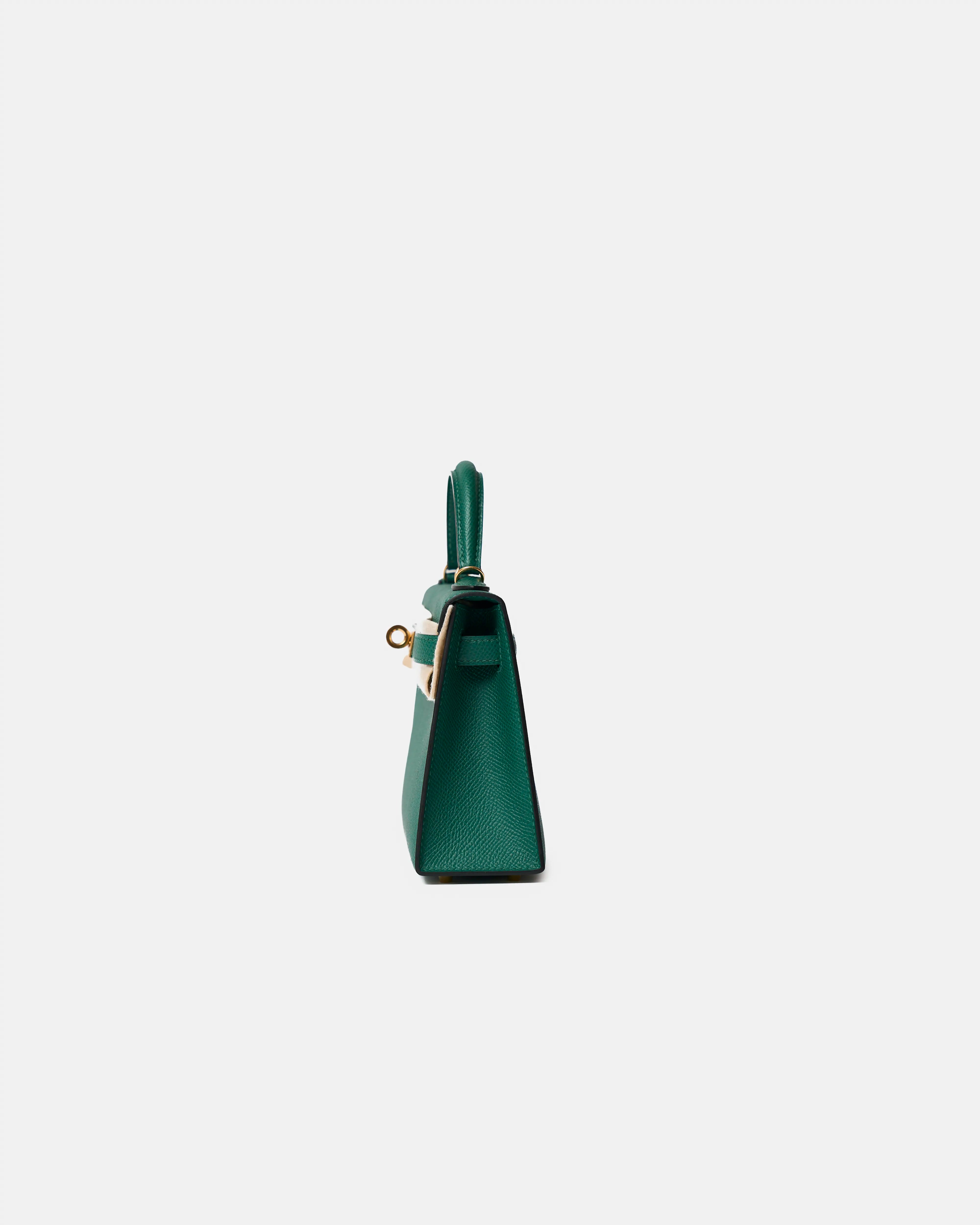 Hermès Mini Kelly 20 Malachite Epsom GHW