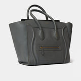 Celine Grey Mini Luggage Handbag