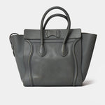 Celine Grey Mini Luggage Handbag
