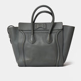 Celine Grey Mini Luggage Handbag