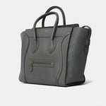Celine Grey Mini Luggage Handbag