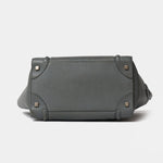 Celine Grey Mini Luggage Handbag
