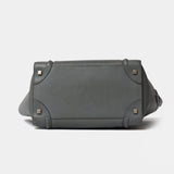 Celine Grey Mini Luggage Handbag