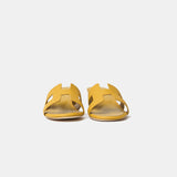 Hermès Oasis Jaune Citron Epsom Sandals