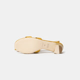Hermès Oasis Jaune Citron Epsom Sandals