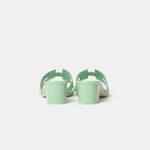 Hermès Oasis Vert Pomme Epsom Sandals