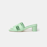 Hermès Oasis Vert Pomme Epsom Sandals