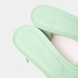 Hermès Oasis Vert Pomme Epsom Sandals