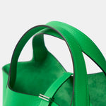 Hermès Picotin 18 Vert Bambou Clemence PHW