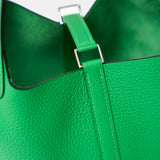 Hermès Picotin 18 Vert Bambou Clemence PHW