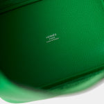 Hermès Picotin 18 Vert Bambou Clemence PHW