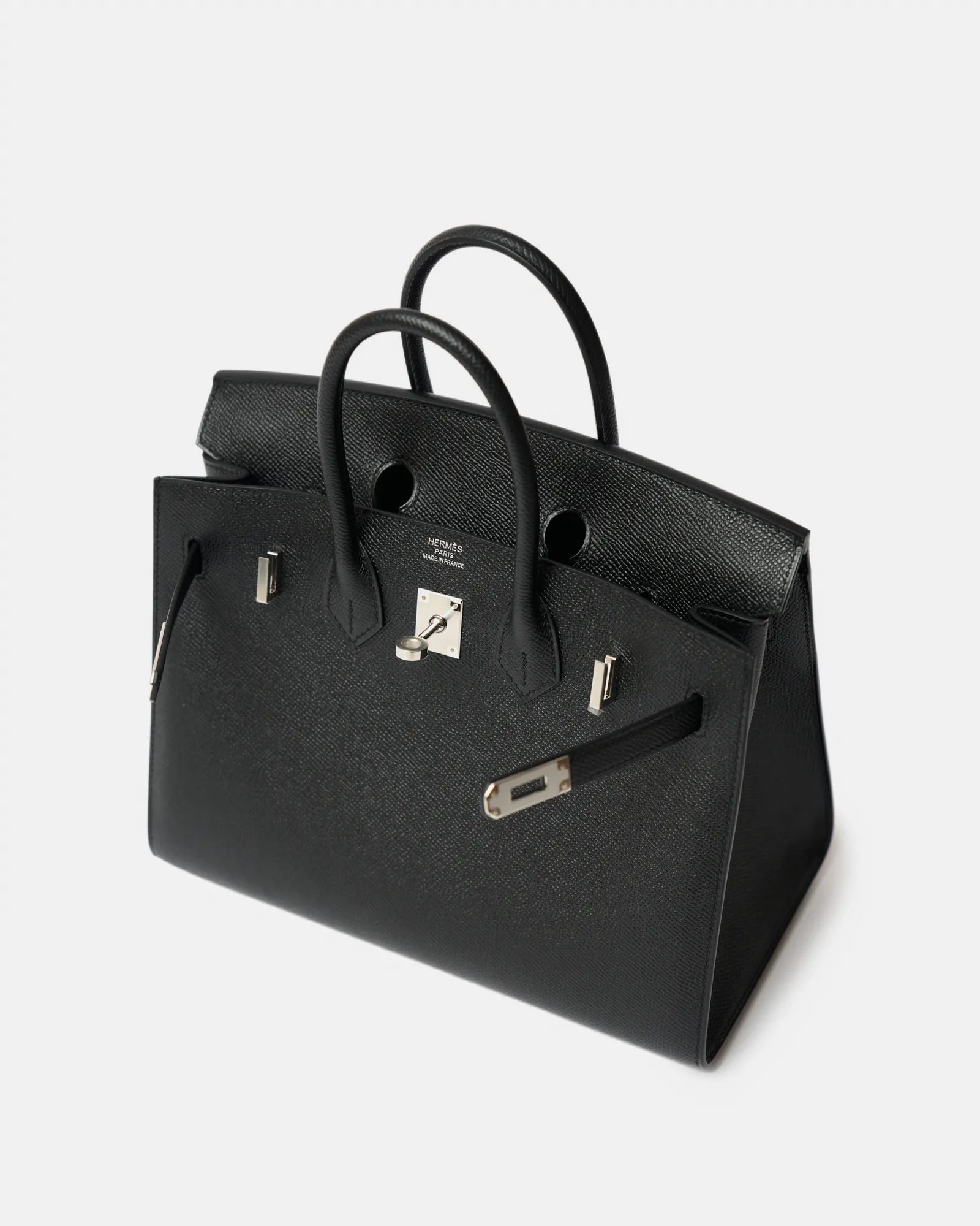 Hermès Birkin Sellier 25 Black Epsom PHW