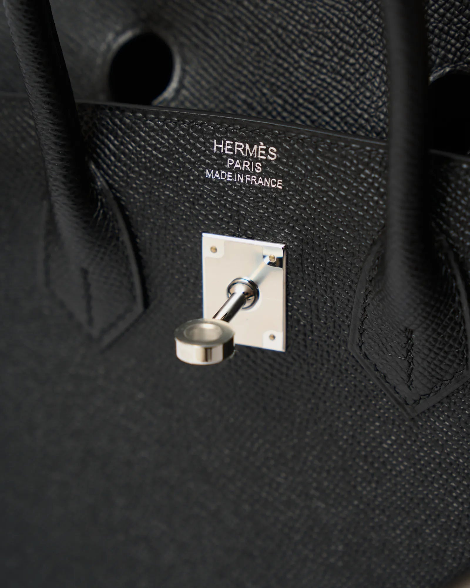 Hermès Birkin Sellier 25 Black Epsom PHW