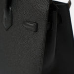 Hermès Birkin Sellier 25 Black Epsom PHW