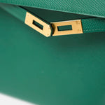 Hermès Mini Kelly 20 Malachite Epsom GHW