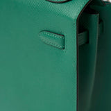 Hermès Mini Kelly 20 Malachite Epsom GHW