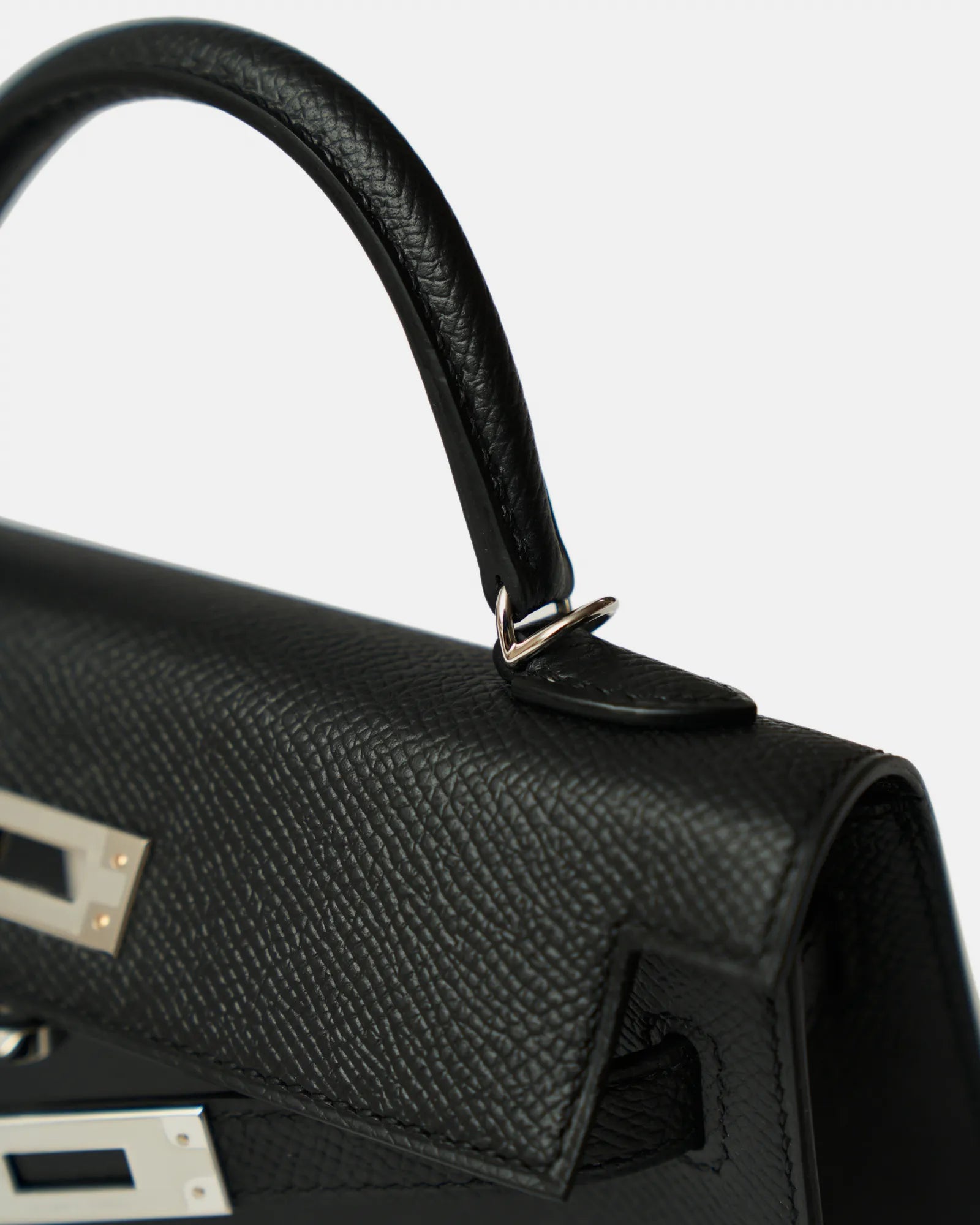 Hermès Mini Kelly 20 Black Epsom PHW