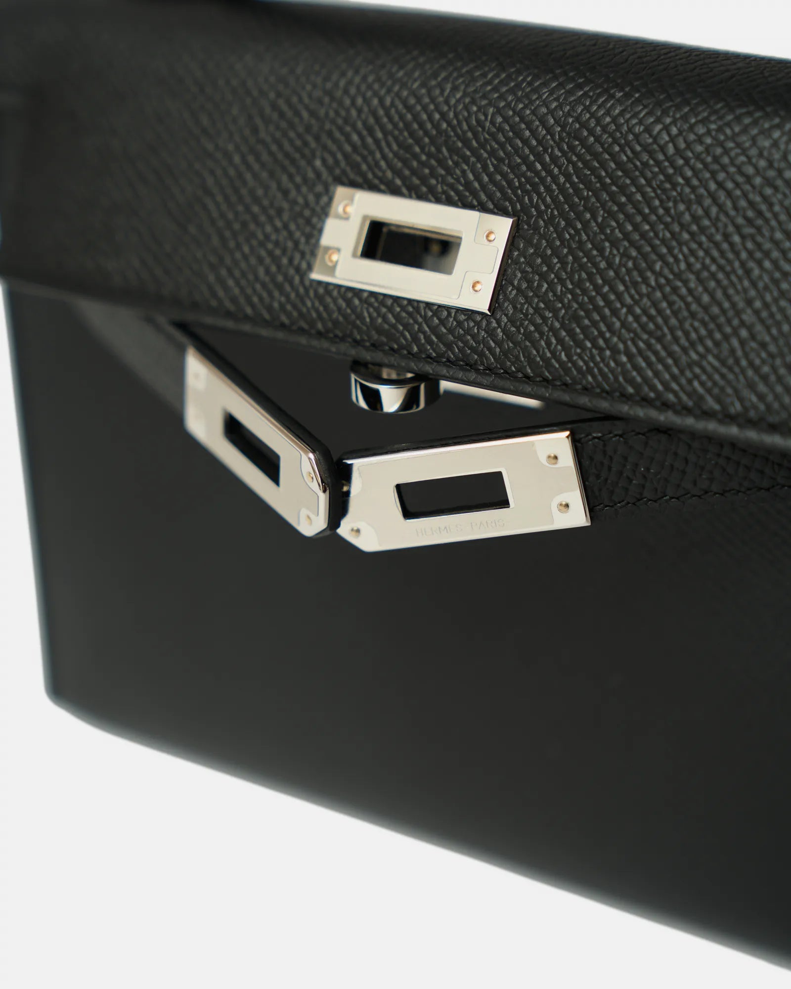 Hermès Mini Kelly 20 Black Epsom PHW
